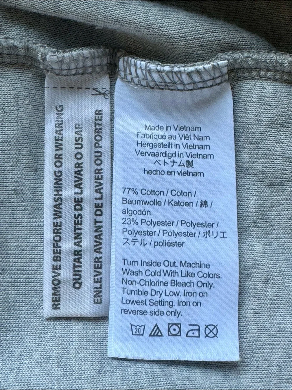 J. Crew Heather Gray Hooded Pullover
